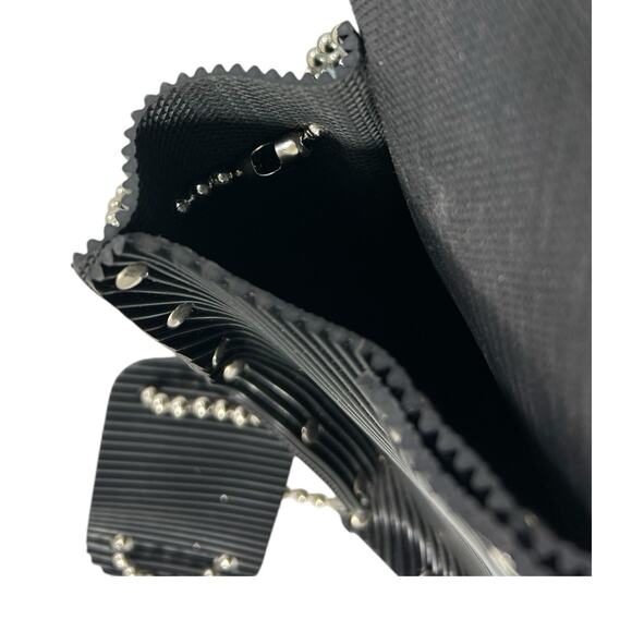 Gloria Gerber Embossed Stainless Steel Rubber Handbag Purse Handmade Boutique - Picture 10 of 15